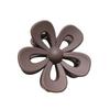 7cm Frosted Flower Claw Hair Clip - Five-Petal Candy Color Updo Accessory