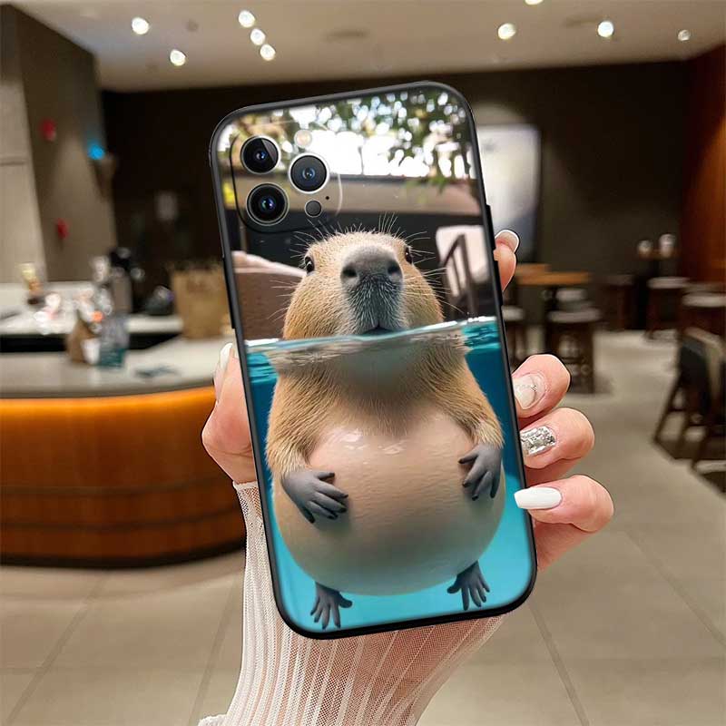 NH13 Cartoon Capybara New High-End Shell Phone Case for Xiaomi Poco F8 M4 M5 M6 M7 X3 X6 X7 Pro GT NFC Ultra