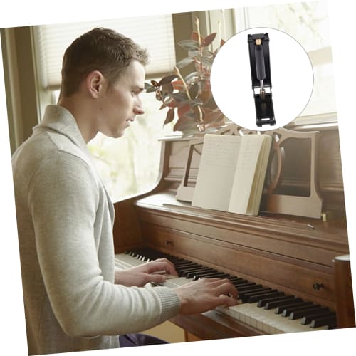 Totority Piano Lid Lowering Device, Black, for Slowly Closing Piano Lid