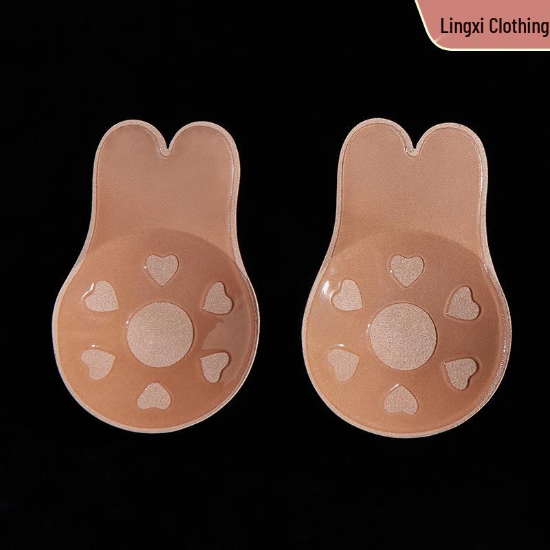 European & American Bunny Ears Breathable Push-Up Strapless Lightweight Nipple Covers