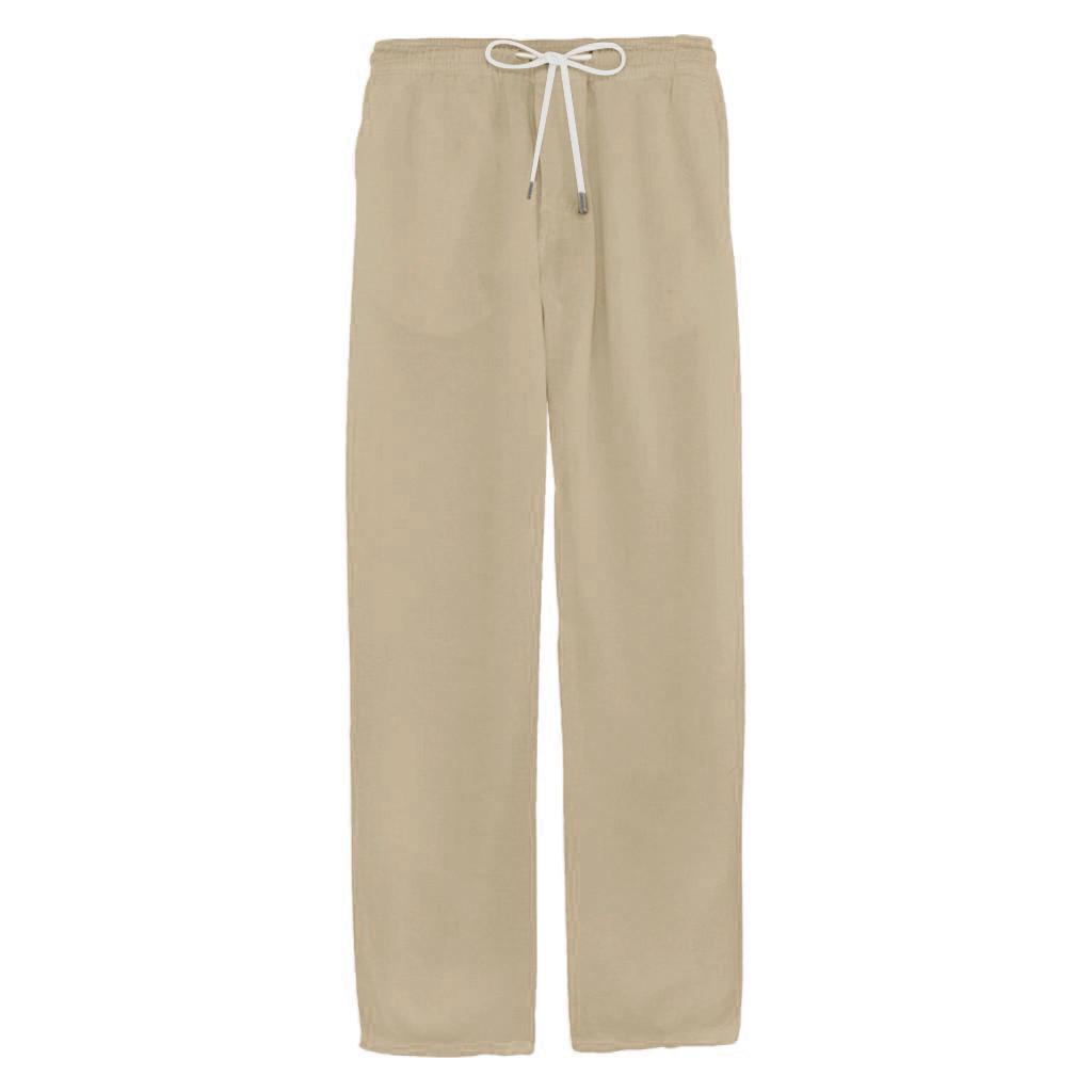 Men's Summer   And Fashionable  Cotton And Linen Trousers