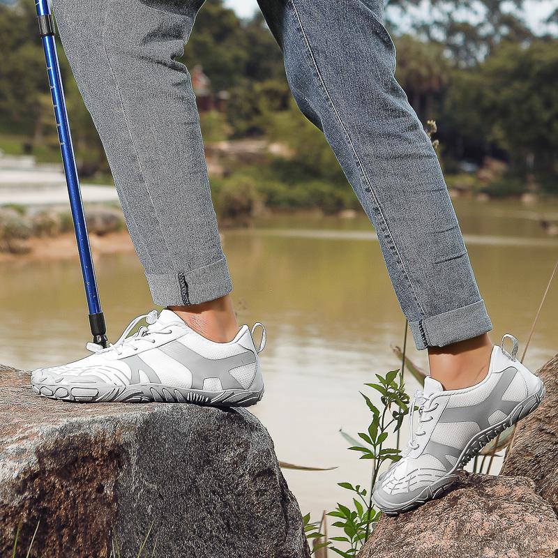 Fashion Barefoot Upstream Water Shoes Trekking Mountain Anti-Skid Hiking Sneakers Outdoor Wear-Resistant Climbing Fishing Shoes Wading