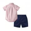 Baby Boy Short Sleeve and Shorts Set for Infant Toddler - 2 Piece Outfit