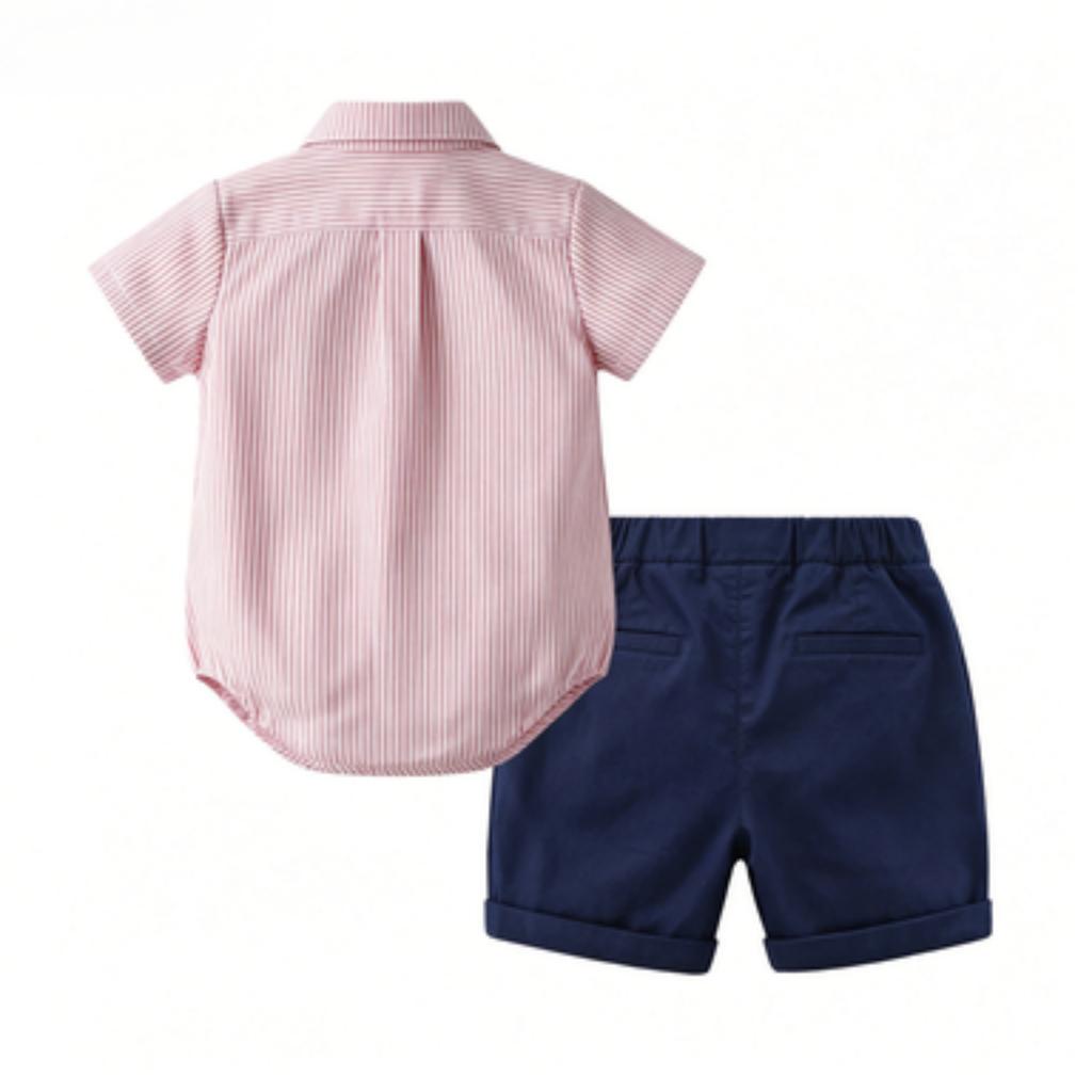 Baby Boy Short Sleeve and Shorts Set for Infant Toddler - 2 Piece Outfit