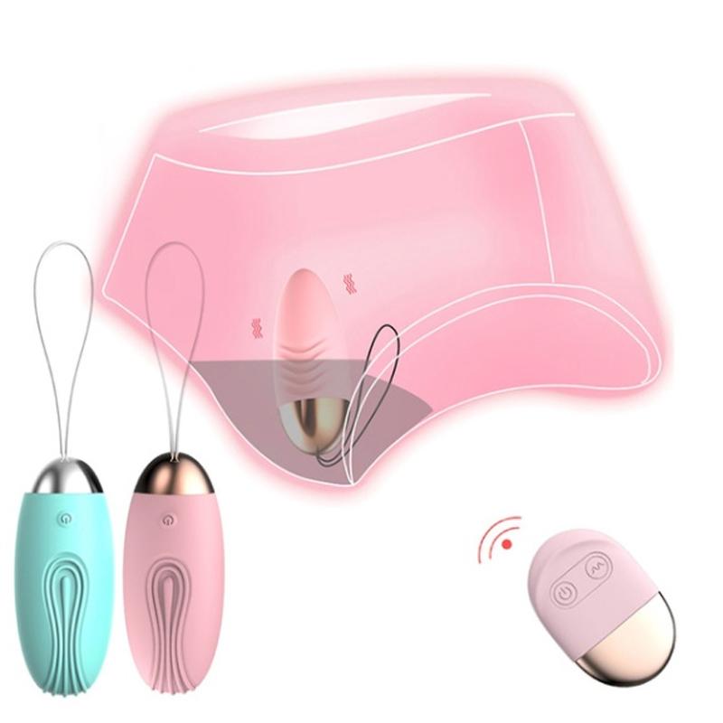 Kadın için seks Oyuncakları Kablosuz Uzaktan Kumanda 10 Hız Titreşimli Yumurta Klitoris Stimülatörü Vajinal Masaj Topu G-Spot Vibratörler