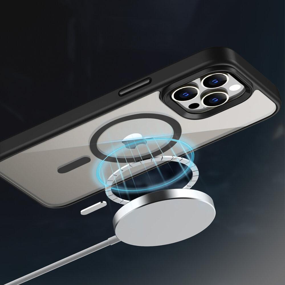 Magnetic Case for Magsafe for iPhone 15 Pro, Black