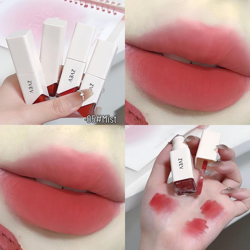 

Корейский стиль, осветляющий матовый блеск для губ и щек для школьницы - Нелипкий, двойного назначения, студенческая помада для вечеринок