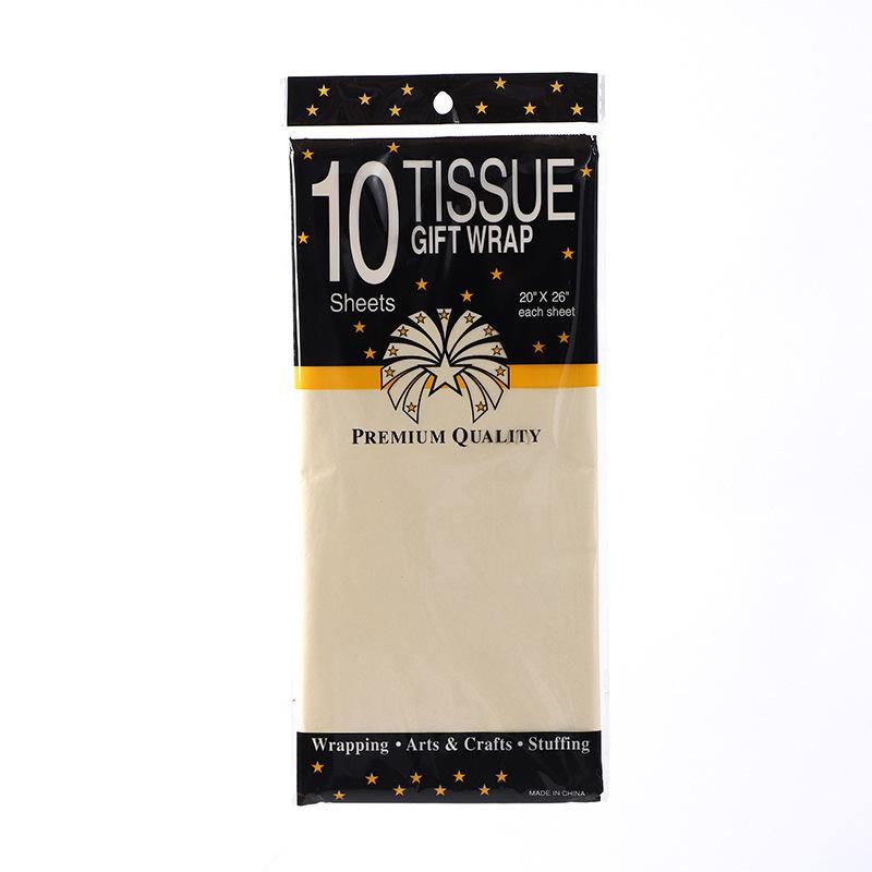 

Цветная папиросная бумага для шаров из цветов ручной работы, рождественских украшений и подарочной упаковки (14 г) грязно-белый