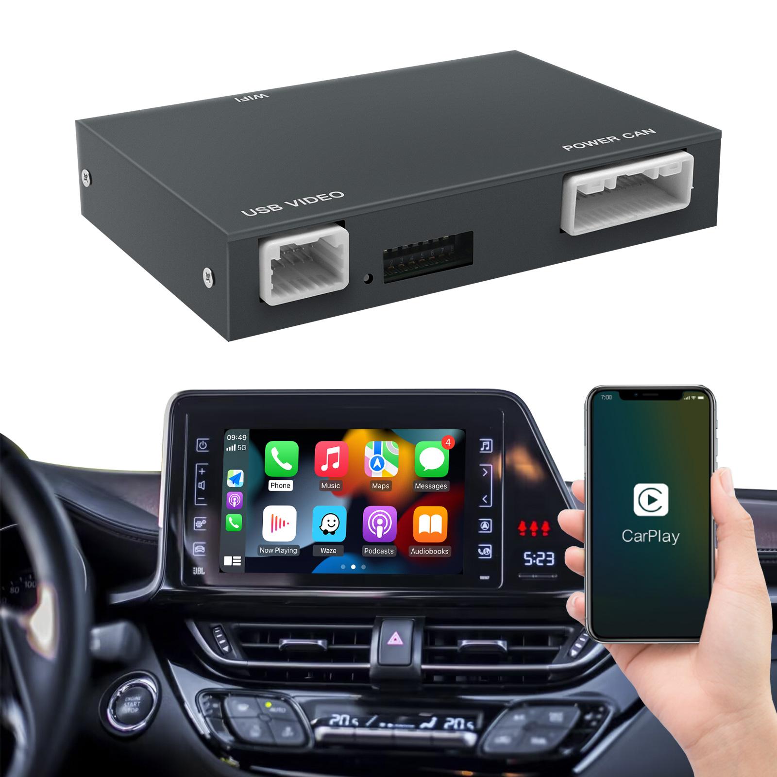 

Carplay Android Auto для Toyota Touch2 Entune 2.0 Highlander Tundra Sienna Prius Yaris Camry CHR Модуль Мультимедиа