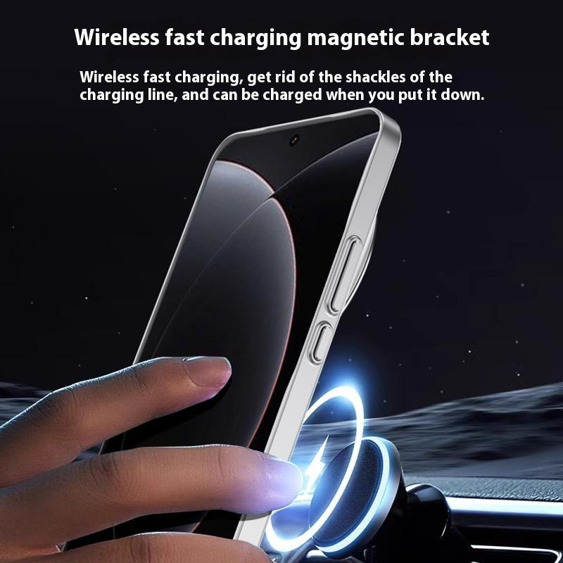 For Xiaomi 15 Ultra Case Compatible with MagSafe Lens Film Kickstand Hard PC Phone Cover