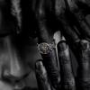 Retro Golden Lion Adjustable Open Ring For Men Gothic Punk Edgy Silver-plated Copper  Bikers Accessories Gift for Him