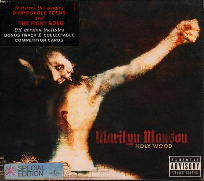 CD MARILYN MANSON - Holy Wood (Στη Σκιά του Βαλ 4908292 Nothing Records 2000 Ηνωμένο Βασίλειο Dance & Electronica Μεταχειρισμένο
