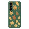 For Samsung Galaxy A56 5G Case Maple Leaves Pattern Printing Straight Edge TPU Phone Back Cover