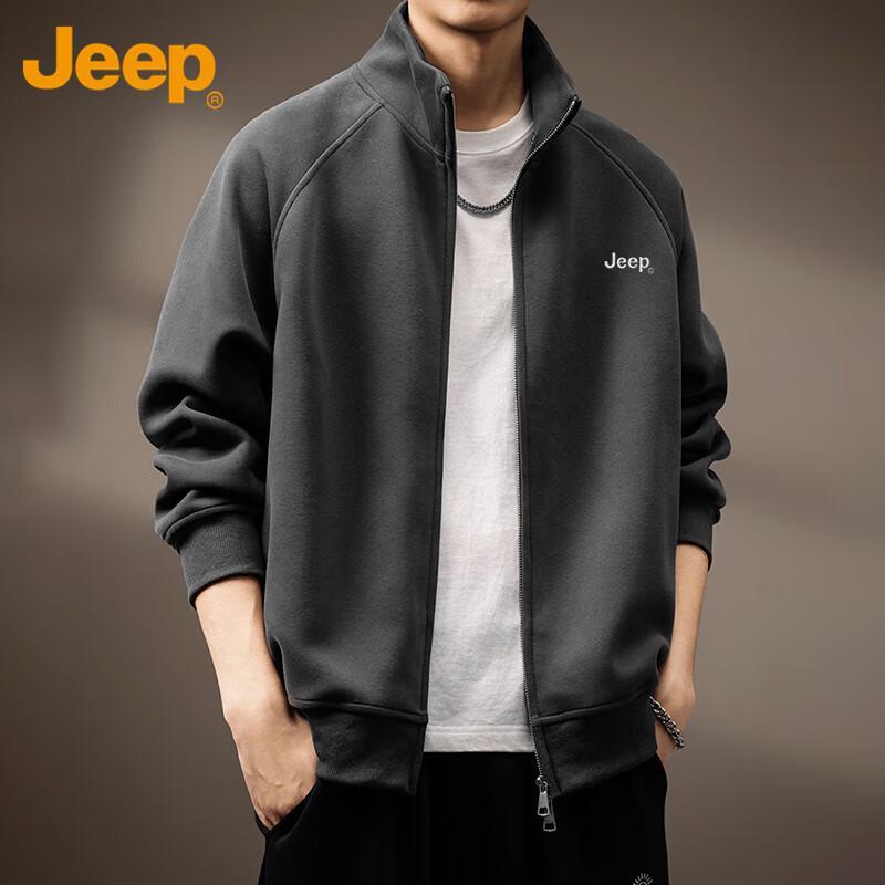 Jeep Men's Casual Zip-Up Hoodie Jacket