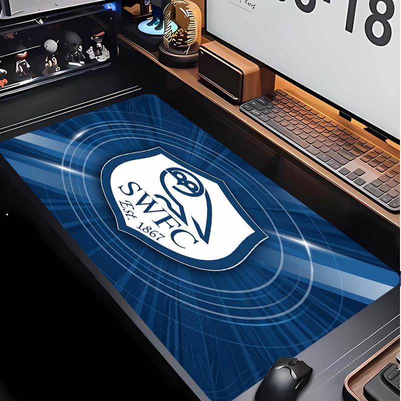 Sheffield Wednesday Football Pattern Mouse Pad Non?Slip Rubber Base Gaming Mousepad For Desk Office Home