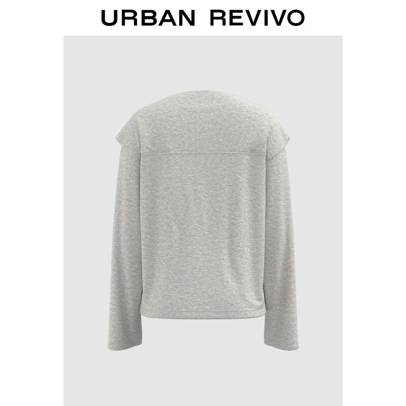 UR Women s Pastel Faux Two-Piece T-Shirt XS
