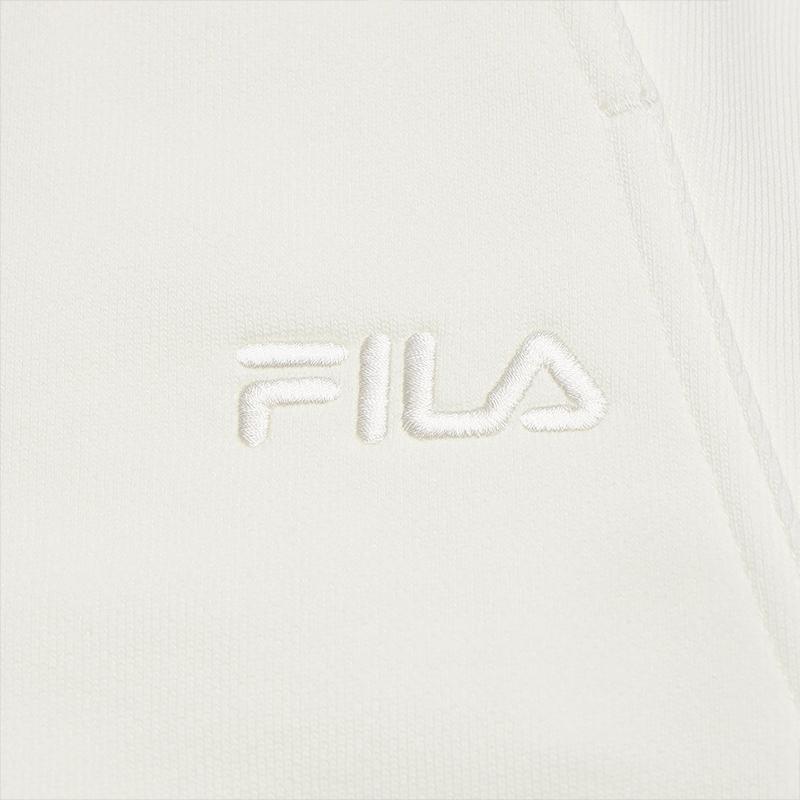 FILA Original Fashion Classic Comfortable Loose Knit Straight Leg Casual Pants Women bottoms Cloud-White F11W549604FIV