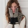 RENNYRENNIE STRAW STRIPE LONG GLOVES - Choose 1 of 3 Striped Long Gloves