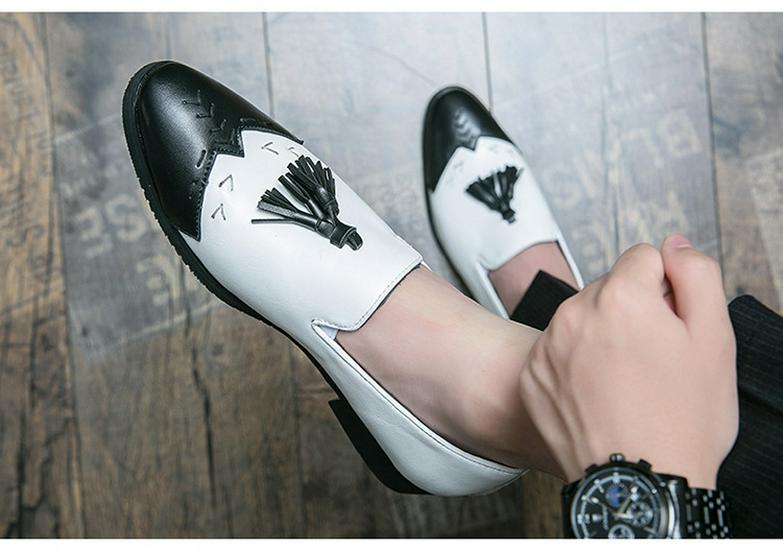 Men's Large Size Leather Fashion Business Casual Shoes - British Style