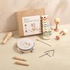 Promise Babe Musikinstrumente Spielzeug 8-teiliges Set Perkussion Holzinstrumente für Bildung Perkussionsinstrumente für 3 Jahre 4 Jahre 5 Jahre
