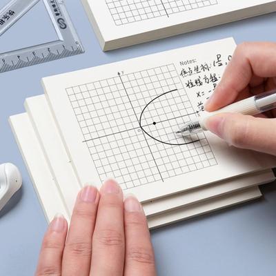 High Quality 64K Notepad With Axis Portable Draft Book Tearable Quadrant Drawing Paper Students