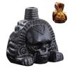 Laute Schreipfeife mit schreiendem Totenkopf-Design Gotischer Klangmacher Neuheit Horror-Sammlerstück für Halloween Scherz Partyzubehör
