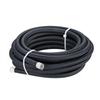 10FT 3M Universal AN4/6/8/10 PTFE Fuel Line Kit Nylon Stainless Steel Braided PTFE Fuel Hose with 8pcs Hose End Fitting Adapters