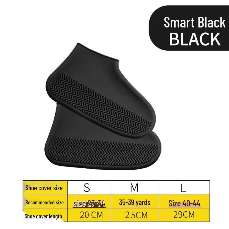 Waterproof Non-Slip Silicone Rain Boot Covers for Men & Women - Thickened, Wear-Resistant Outdoor Shoe Protectors