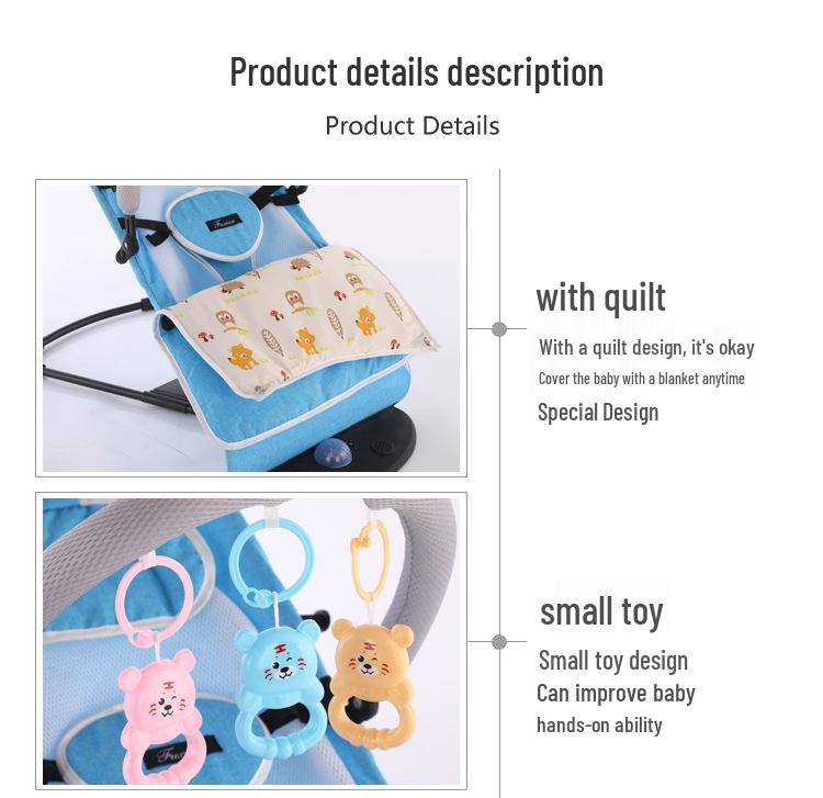 Infant and Pet Rocking Chair - Soothing Sleep Aid for Babies & Pets