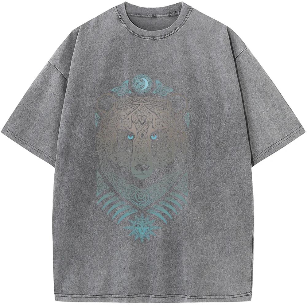 Grams Of High-Quality Washed Old Tshirt New Style T Shirt Streetwear Men Washed T-shirts