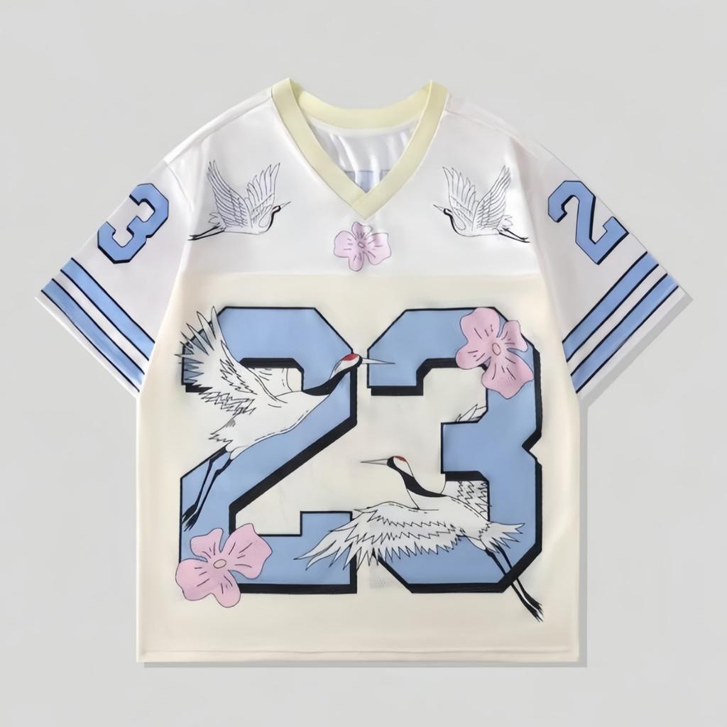 No.23 Print Men T-Shirt Women Short Sleeves California New York T-Shirt Vintage Los Angeles Sport Daily Tees Kids Clothes Tops