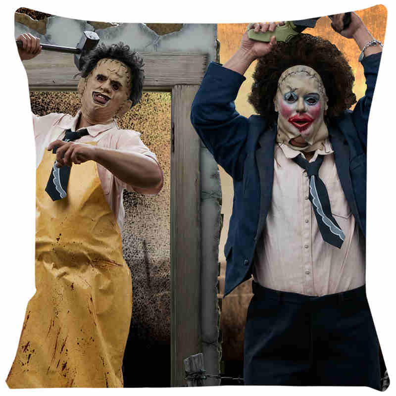 Super Soft Cushion Cover Horror Movie 45X45 Pillow for chairs Home Decorative cushions for sofa Throw Pillow Cover SJ217