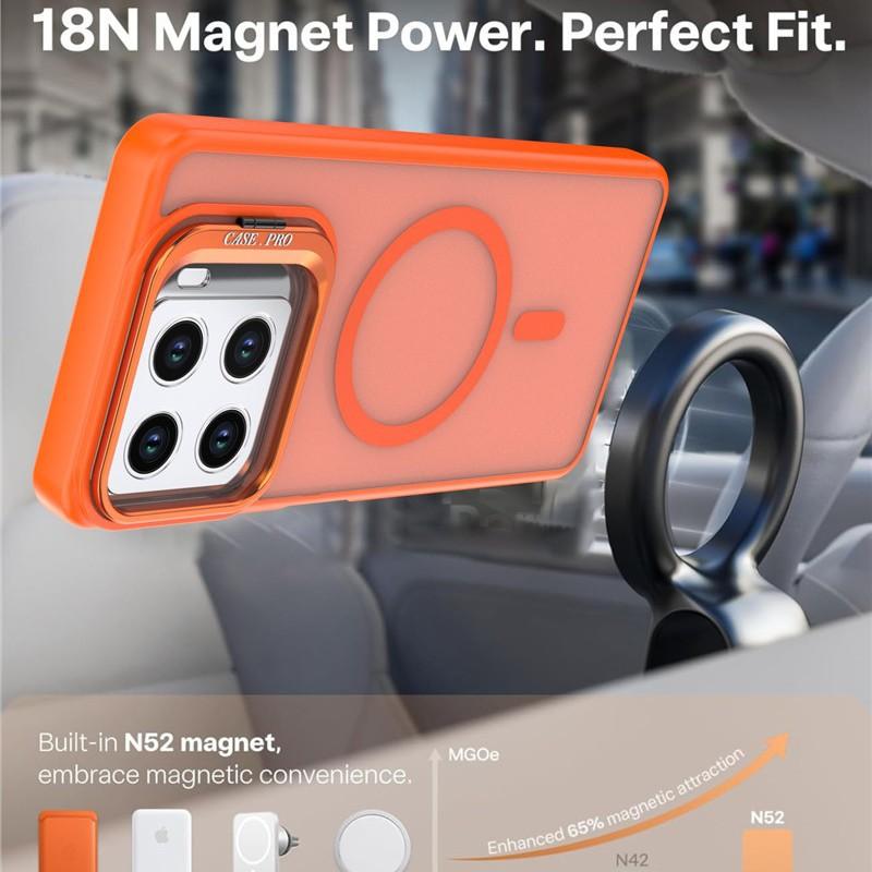 The new lens holder is suitable for Redmi 15 strong magnetic mobile phone case 15C two-in-one color-transparent anti-drop protective cover.