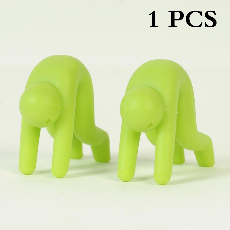 

Многофункциональный держатель, устройство против перелива, предотвращающее подъем крышки, с силиконовым держателем подставки для супа зелёный