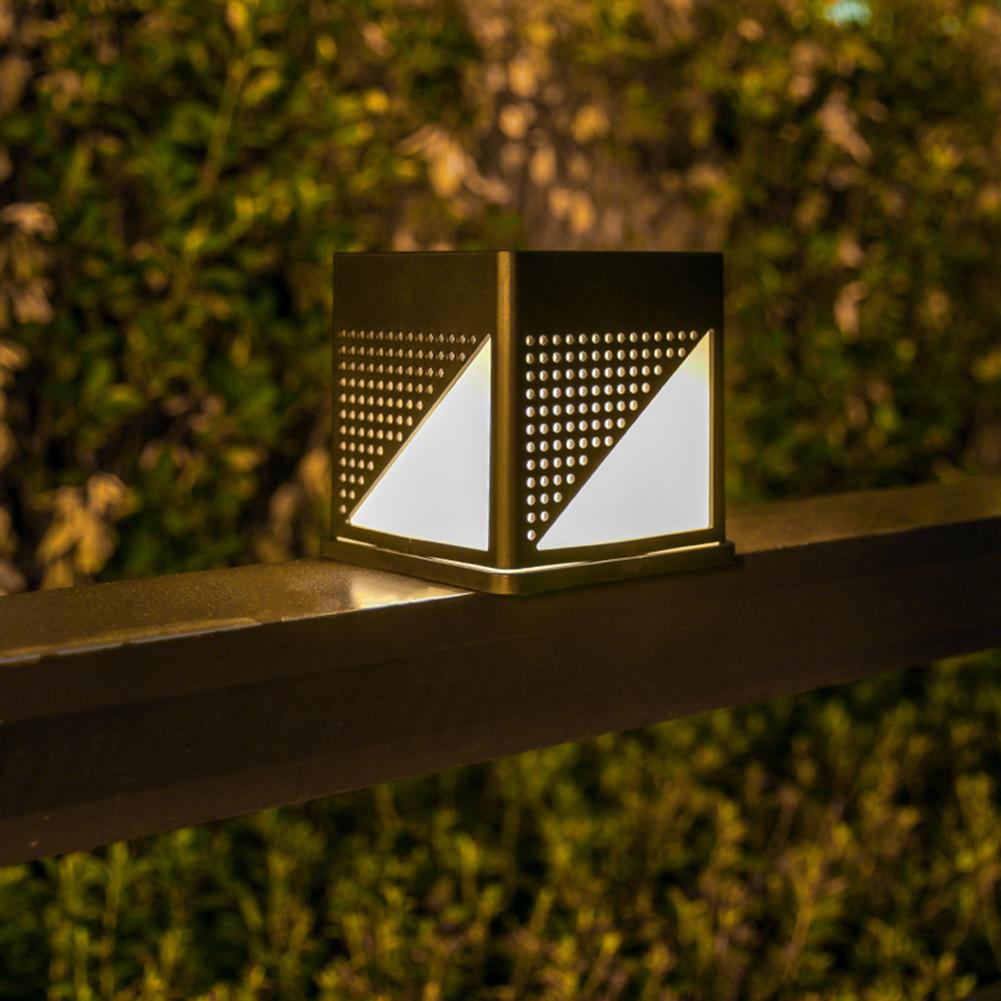 LED Fence Street Column Lamp Waterproof High Brightness Patio Fence Gate Lamp Villa Garden Street Lamp for Lawn Pathway Driveway