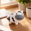 Soft Squeeze Cow Stress Relief Toy Durable PU Foam Material Cute Animal Shape for Sensory Play and Hand Exercise