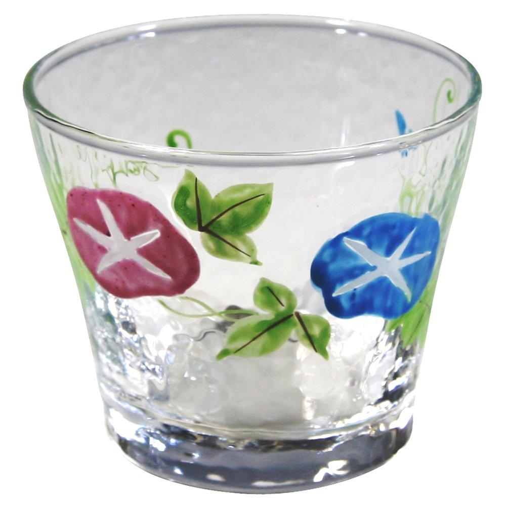 

Kyoto Colored Glass Wakaba Free Glass presentation Morning Glory (in box)