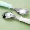 Abay Portable Kids Stainless Steel Spoon & Fork Set with Bear Case