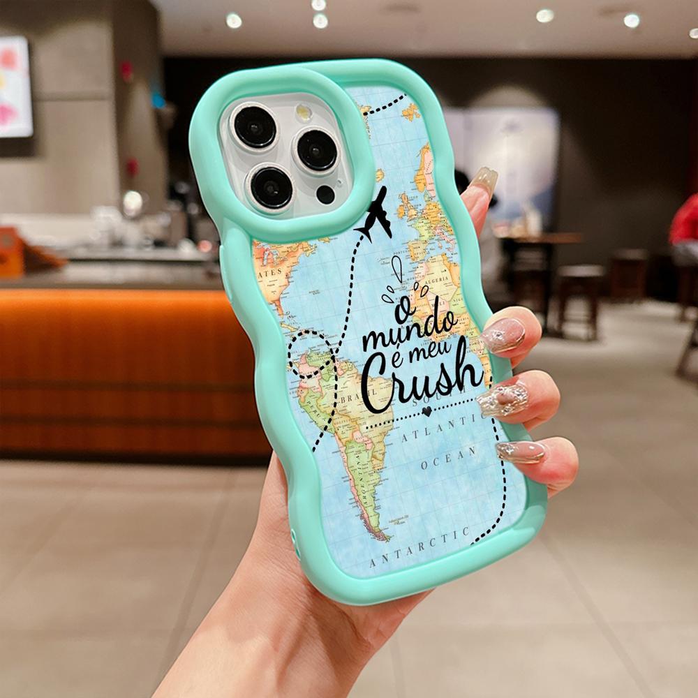 Ae89 Карта траектории самолета Защитные чехлы для телефонов для iPhone 14 13 Pro Max 11 — фото 18