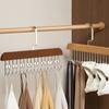 Mehrhaken Holz Schalaufhänger Multifunktional Platzsparend Haken Heim Garderobe Haken Organizer Unterwäsche Schlinge Aufbewahrungsregal