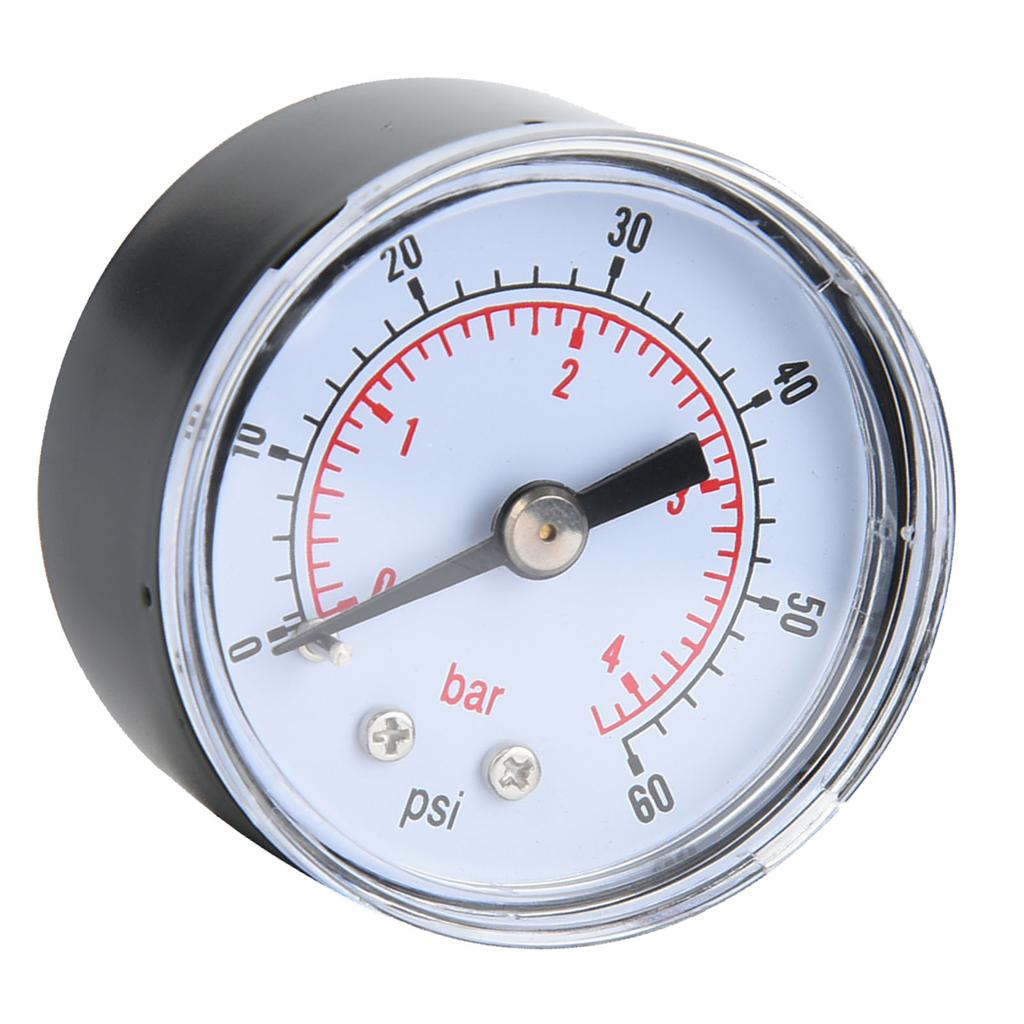 Mechanical Pressure Gauge for   Oil Water 1Celsius8inch BSPT Back Connection (0-15psi 0-1bar)