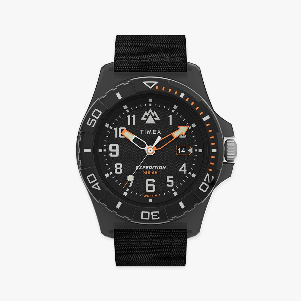 [Timex] Expedition Freedive Ocean Solar-Powered Wristwatch 46mm TW2V40500