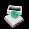 Zambian 40 Ct Round Shape NATURAL Green Emerald Loose Gemstone