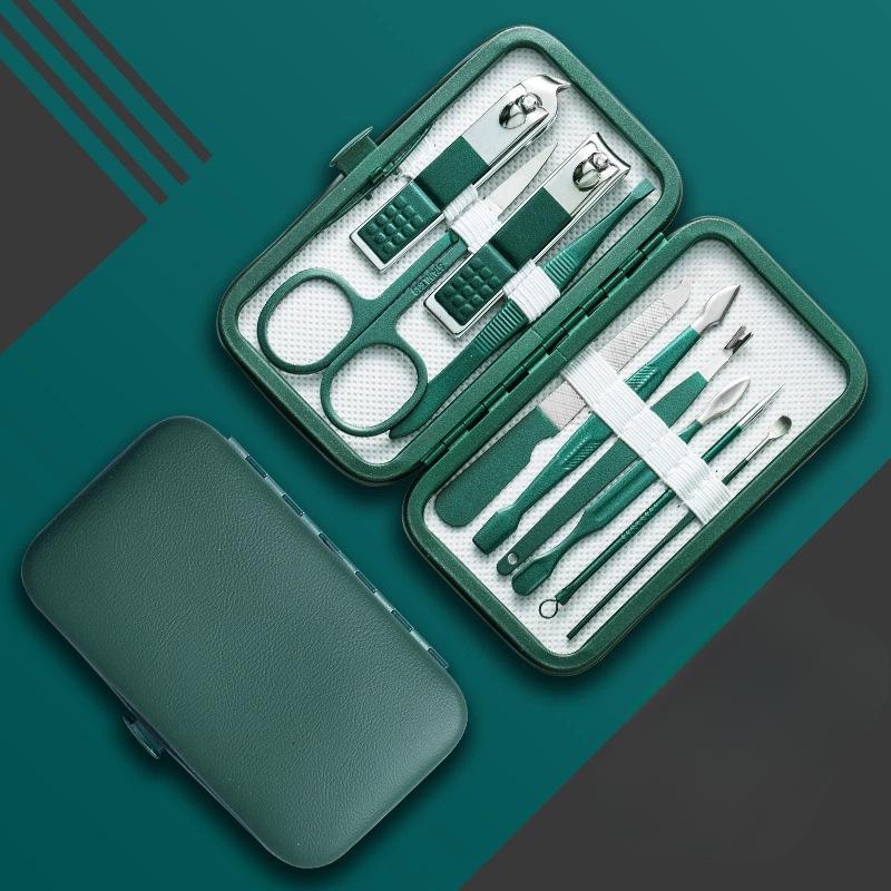 Professional 7-18 Piece Nail Care Kit Stainless Steel Manicure Nail Clippers High Aesthetic Value Portable and Practica Tools