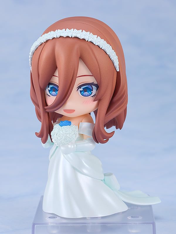 Nendoroid The Quintessential Quintuplets Miku Nakano Wedding Dress Plastic Painted Movable Figure Ver. Non-scale