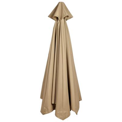 Umbrella Canopy Replacement Outdoor Sunshade Water Proof Polyester for 2.7m Ribs Umbrella Frame