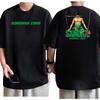 One Piece Roronoa Zoro Vintage Samurai T-Shirt Herren 100% Baumwolle Anime Grafik-T-Shirt Lässiges Streetwear Kurzarm Rundhals Oberteil