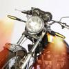 Flowing Turn Lights 12V Motorcycle 24 Leds Scanning Directonal Signal Lamp For Honda Chopper Kawasaki Yamaha Ducati Buell
