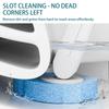 Bathroom Cleaner with 36 Refill Heads and Holder Wall-Mount Scrubbing Toilet Brush for Floor Drain Bathtub Mirror Sink Glass