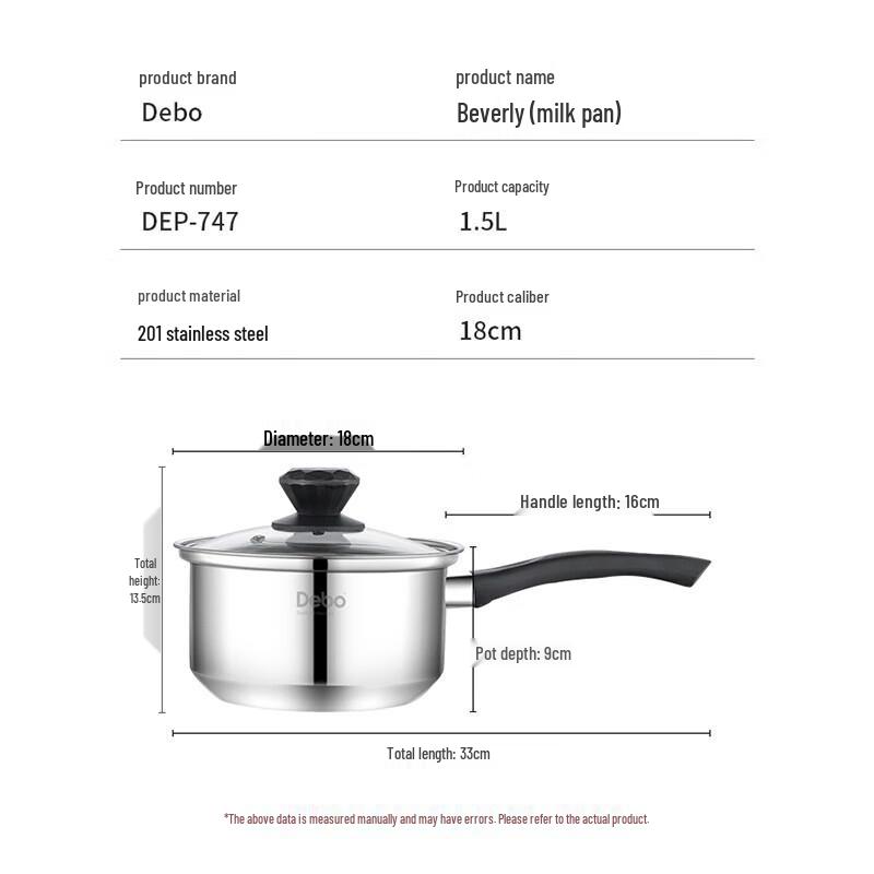 Zestaw garnków mlecznych Debo Beverly